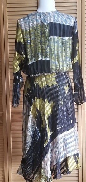 Rare Vintage Icinoo Silk Dress NWT - Picture 3 of 6